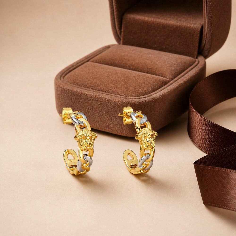 Versace Bold Statement Earrings Style 1 | New with Box